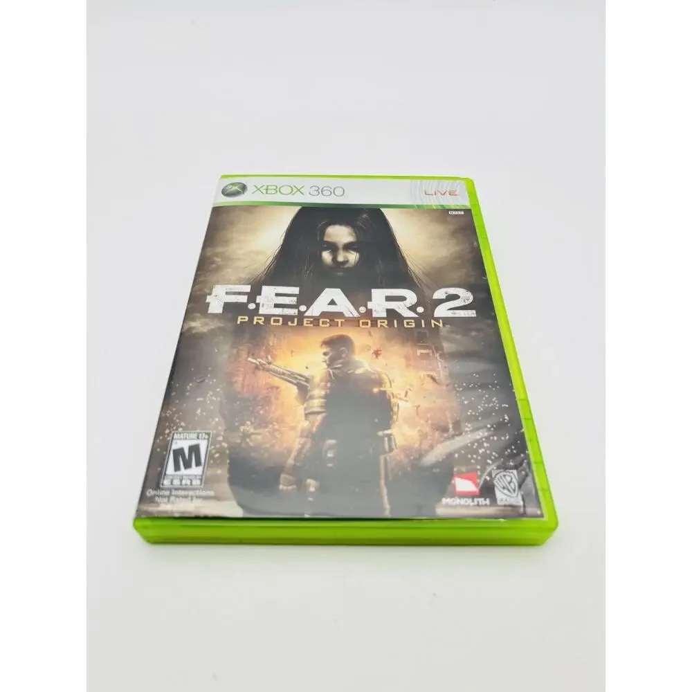 F.E.A.R. 2: Project Origin (Microsoft Xbox 360, 2009) CIB, Tested & Working VG